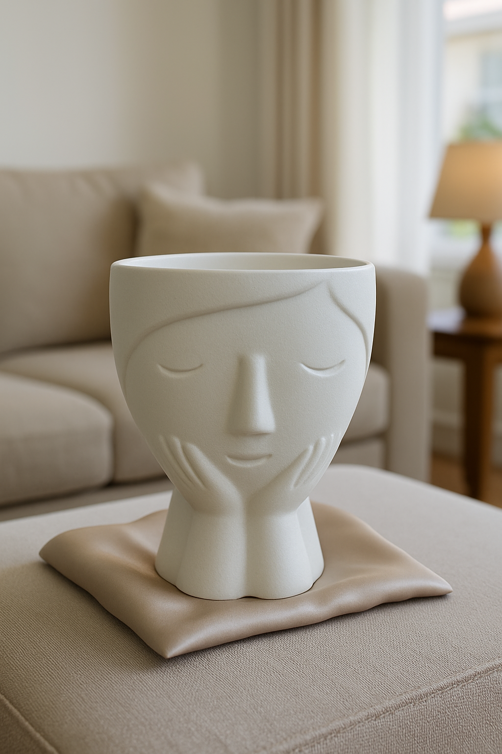Ceramic Face Vase Planters – Artistic Head Shaped Pots | Set of 3 | Modern Home Décor