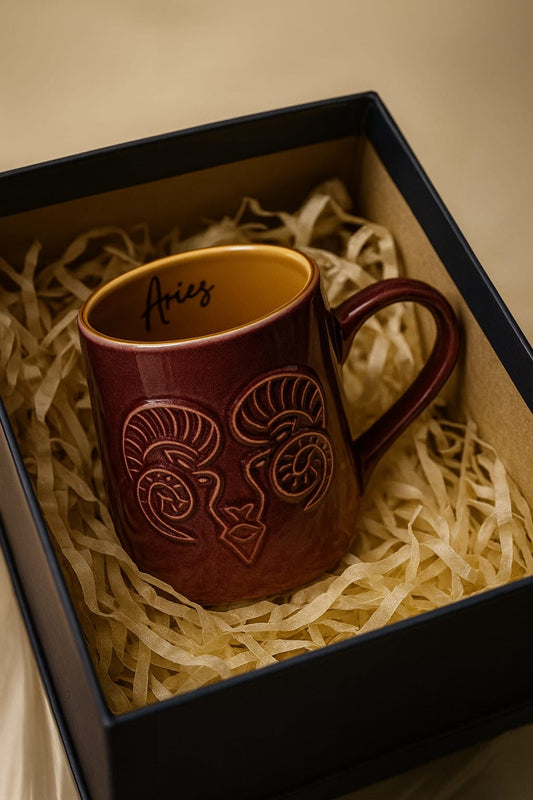 Aries Ceramic Mug – Bold & Timeless