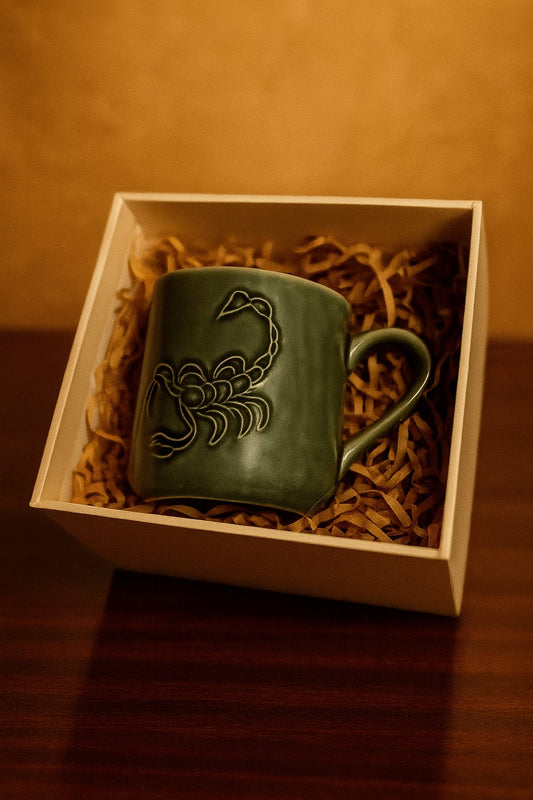 Scorpio Ceramic Mug – Handcrafted Elegance