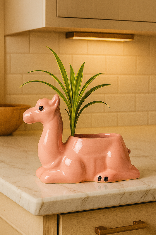 Ceramic Camel Planter – Playful Charm Meets Elegance