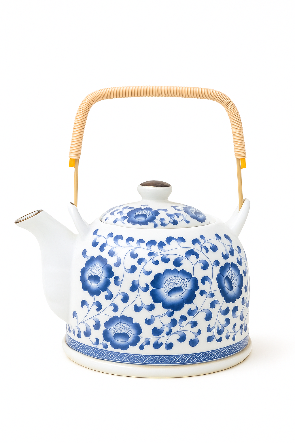 Imported Porcelain Kettle (18 cm × 13 cm) | Hand-Painted Ceramic Tea Pot | Available in 3 Designs
