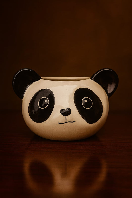 Panda Ceramic Planter for Living Room Indoor Outdoor, Garden, Balcony, Plants Home Decor Flower Pot