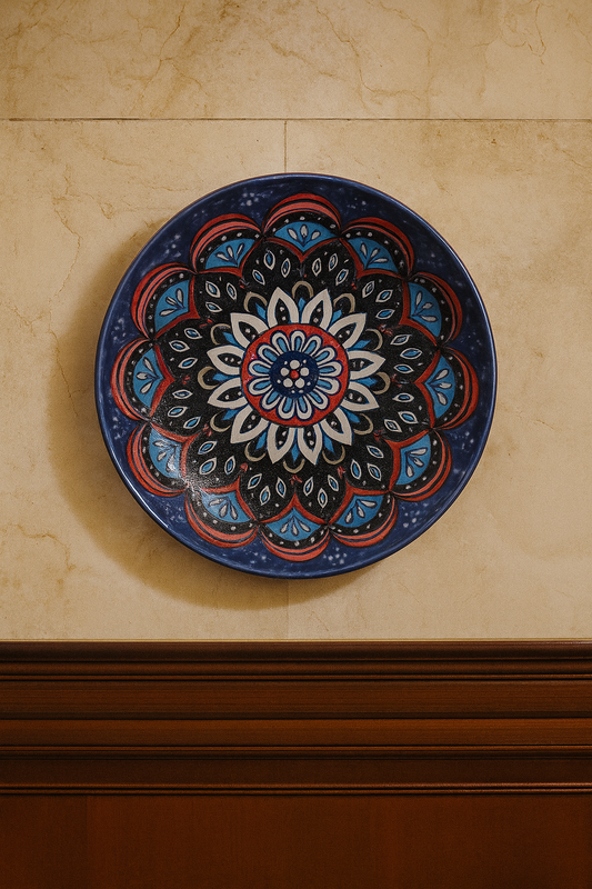 Beautiful Decorative Wall Plate – 10 Inch | Artistic Wall Hanging for Living Room, Bedroom, Office & Cafes