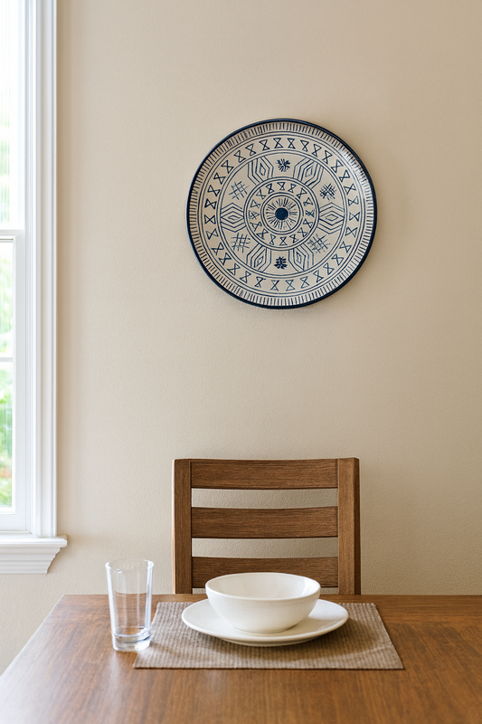 Beautiful Decorative Wall Plate – 10 Inch | Elegant Wall Art for Living Room, Bedroom, Office & Cafes