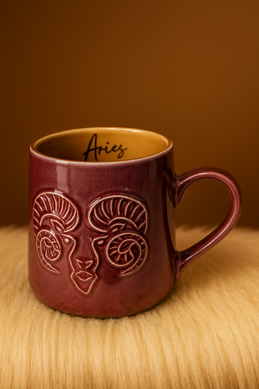Aries Ceramic Mug – Bold & Timeless