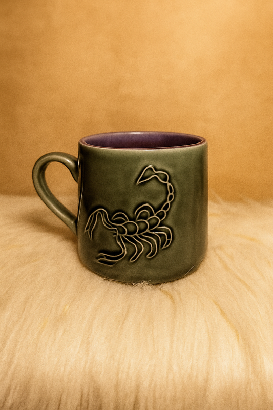 Scorpio Ceramic Mug – Handcrafted Elegance
